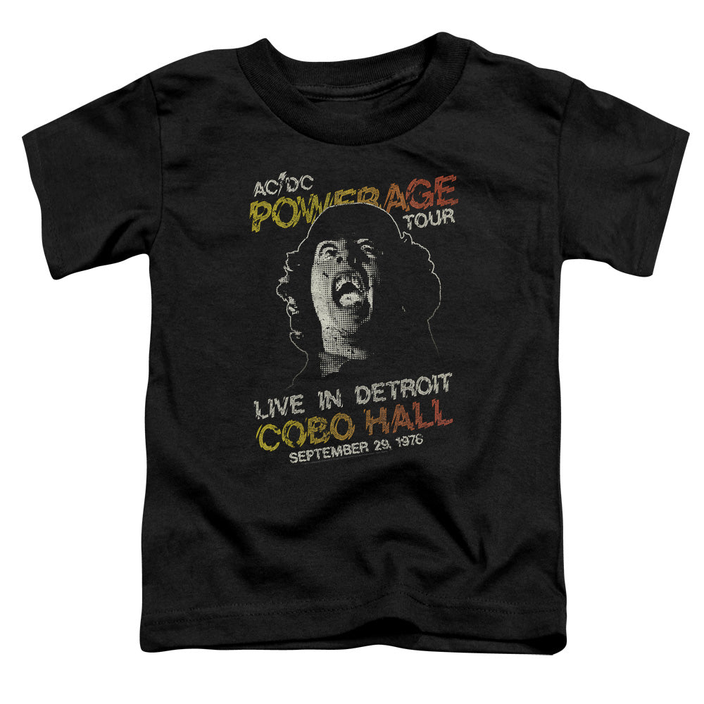 ACDC/POWERAGE TOUR - S/S TODDLER TEE - BLACK