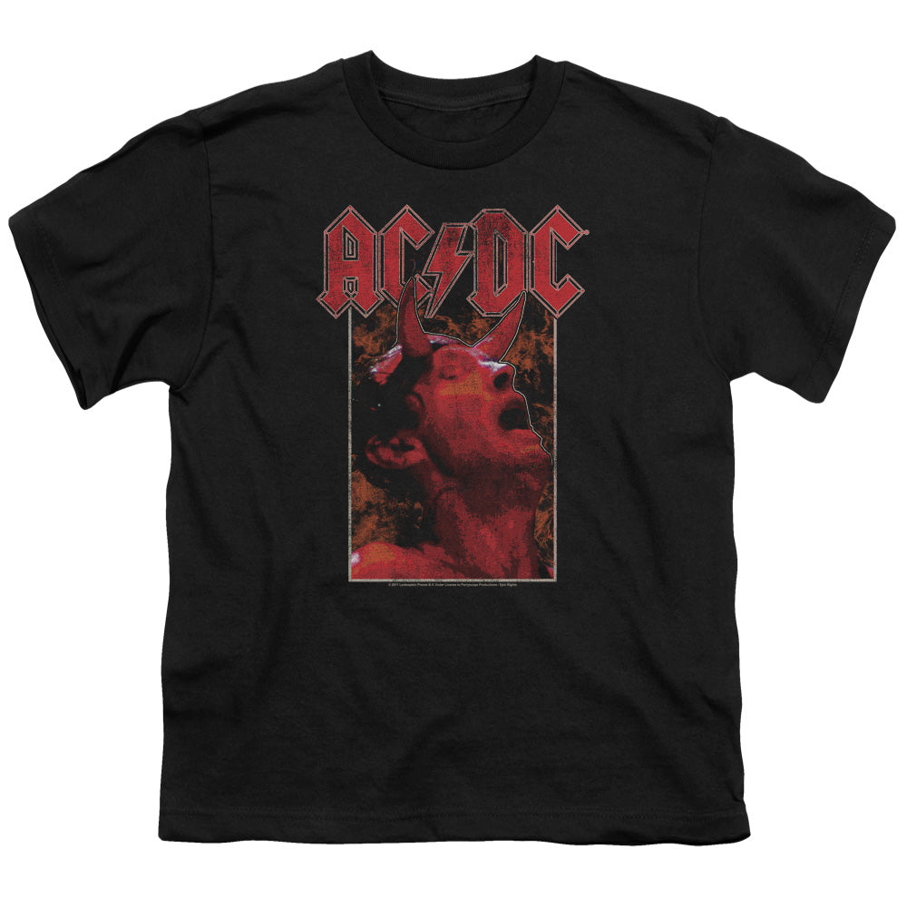 ACDC/HORNS - S/S YOUTH 18/1 - BLACK