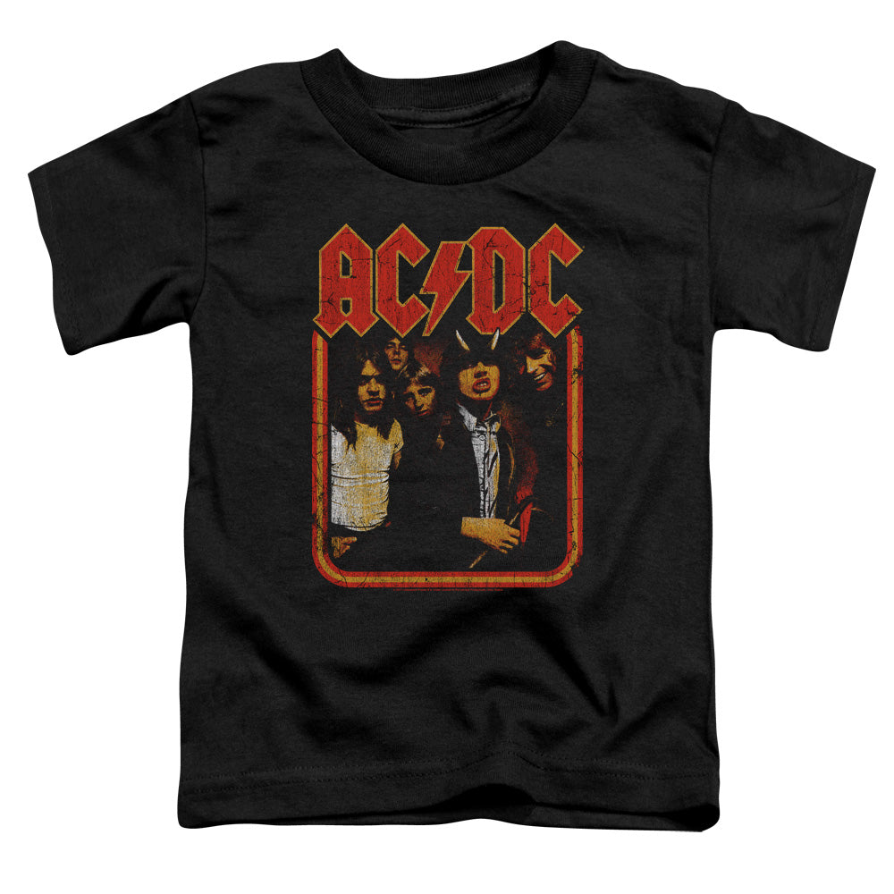 ACDC/GROUP DISTRESSED - S/S TODDLER TEE - BLACK