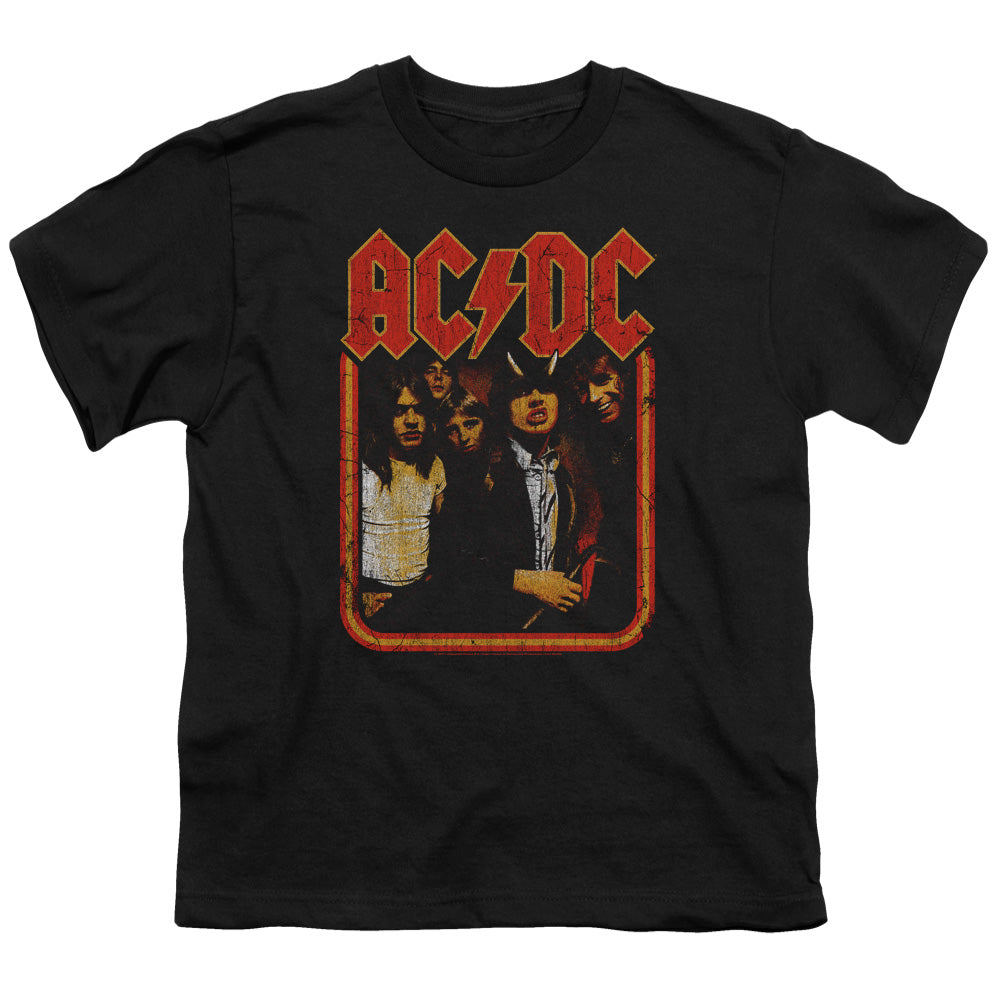 ACDC/GROUP DISTRESSED - S/S YOUTH 18/1 - BLACK