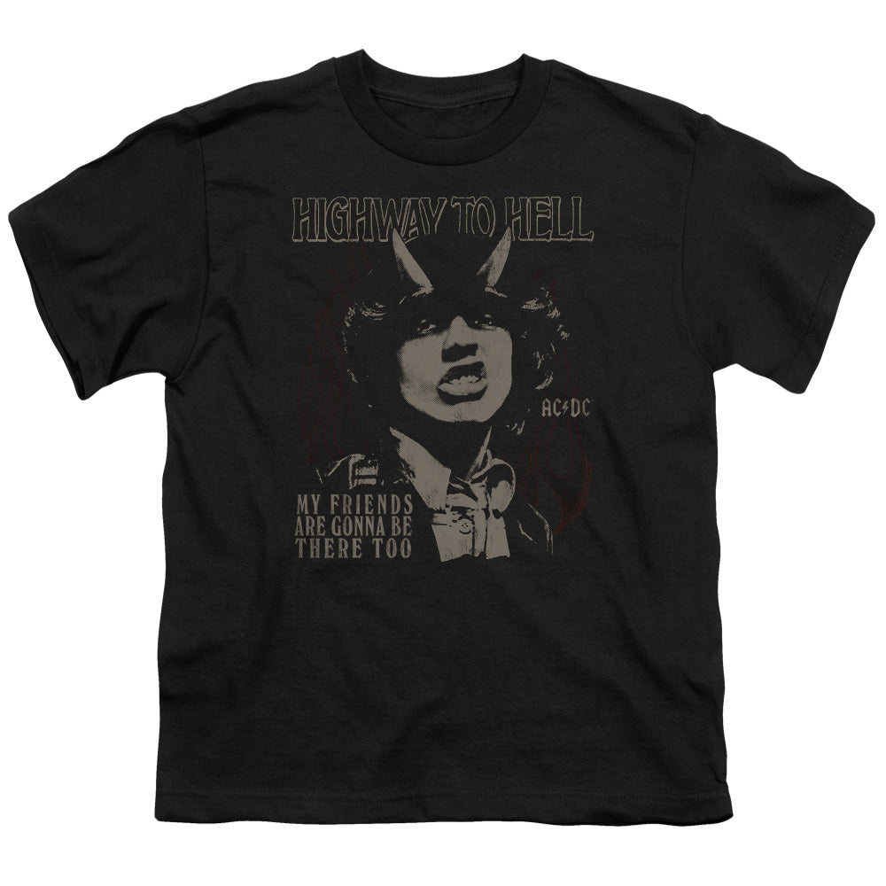 ACDC/MY FRIENDS - S/S YOUTH 18/1 - BLACK