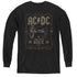 ACDC/ROCK LABEL - YOUTH LONG SLEEVE TEE - BLACK