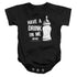 ACDC/DRINK ON ME - INFANT SNAPSUIT - BLACK