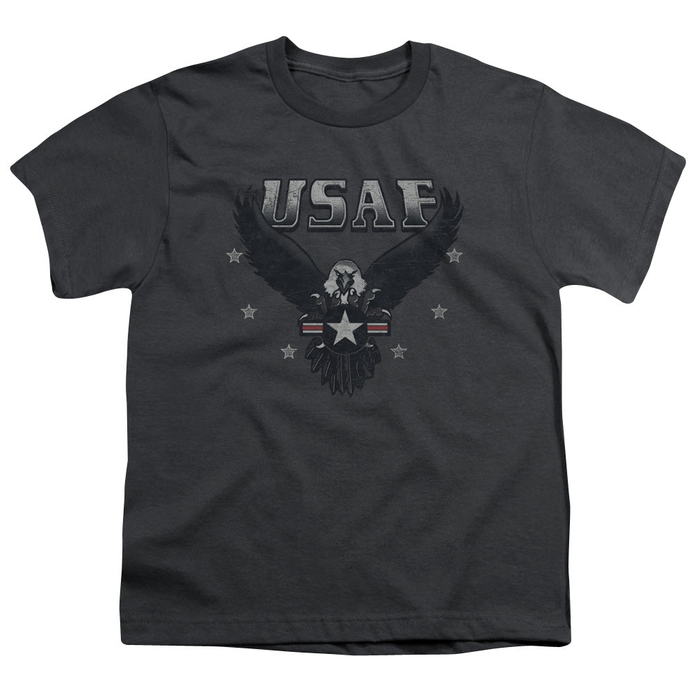 AIR FORCE/INCOMING - S/S YOUTH 18/1 - CHARCOAL