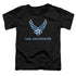AIR FORCE/LOGO - S/S TODDLER TEE - BLACK