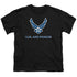 AIR FORCE/LOGO - S/S YOUTH 18/1 - BLACK