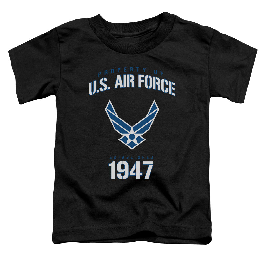 AIR FORCE/PROPERTY OF - S/S TODDLER TEE - BLACK