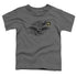 ARMY/LEFT CHEST - S/S TODDLER TEE - CHARCOAL