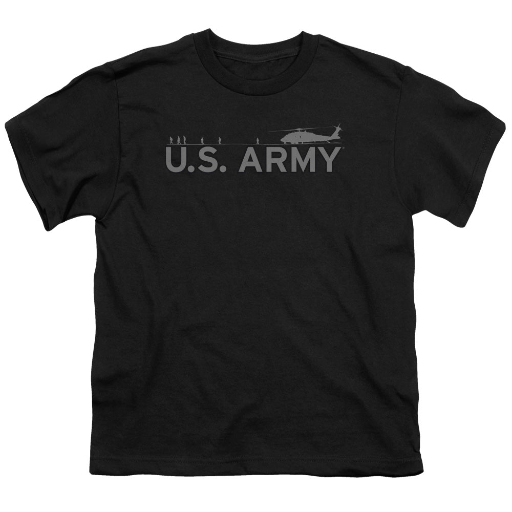 ARMY/HELICOPTER - S/S YOUTH 18/1 - BLACK