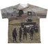 ARMY/VALUES (FRONT/BACK PRINT) - S/S YOUTH POLY CREW - MULTI
