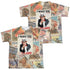 ARMY/VINTAGE COLLAGE (FRONT/BACK PRINT) - S/S YOUTH POLY CREW - MULTI