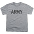 ARMY/STAR - S/S YOUTH 18/1 - ATHLETIC HEATHER