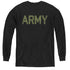 ARMY/TYPE - YOUTH LONG SLEEVE TEE - BLACK