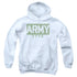 ARMY/BLOCK - YOUTH PULLOVER HOODIE - WHITE