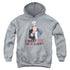 ARMY/I WANT YOU - YOUTH PULLOVER HOODIE - ATHLETIC HEATHER