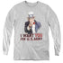 ARMY/I WANT YOU - YOUTH LONG SLEEVE TEE - ATHLETIC HEATHER