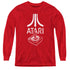 ATARI/JOYSTICK LOGO - YOUTH LONG SLEEVE TEE - RED