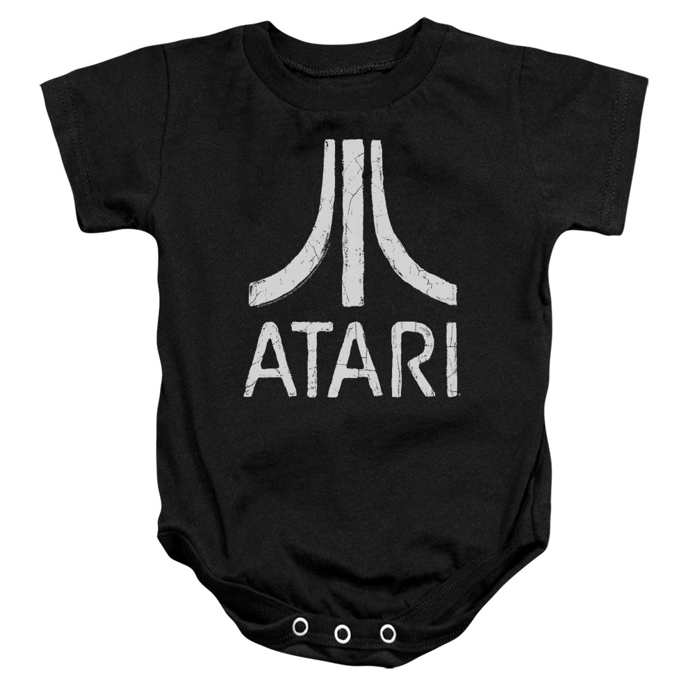ATARI/ROUGH LOGO - INFANT SNAPSUIT - BLACK