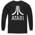 ATARI/ROUGH LOGO - YOUTH LONG SLEEVE TEE - BLACK