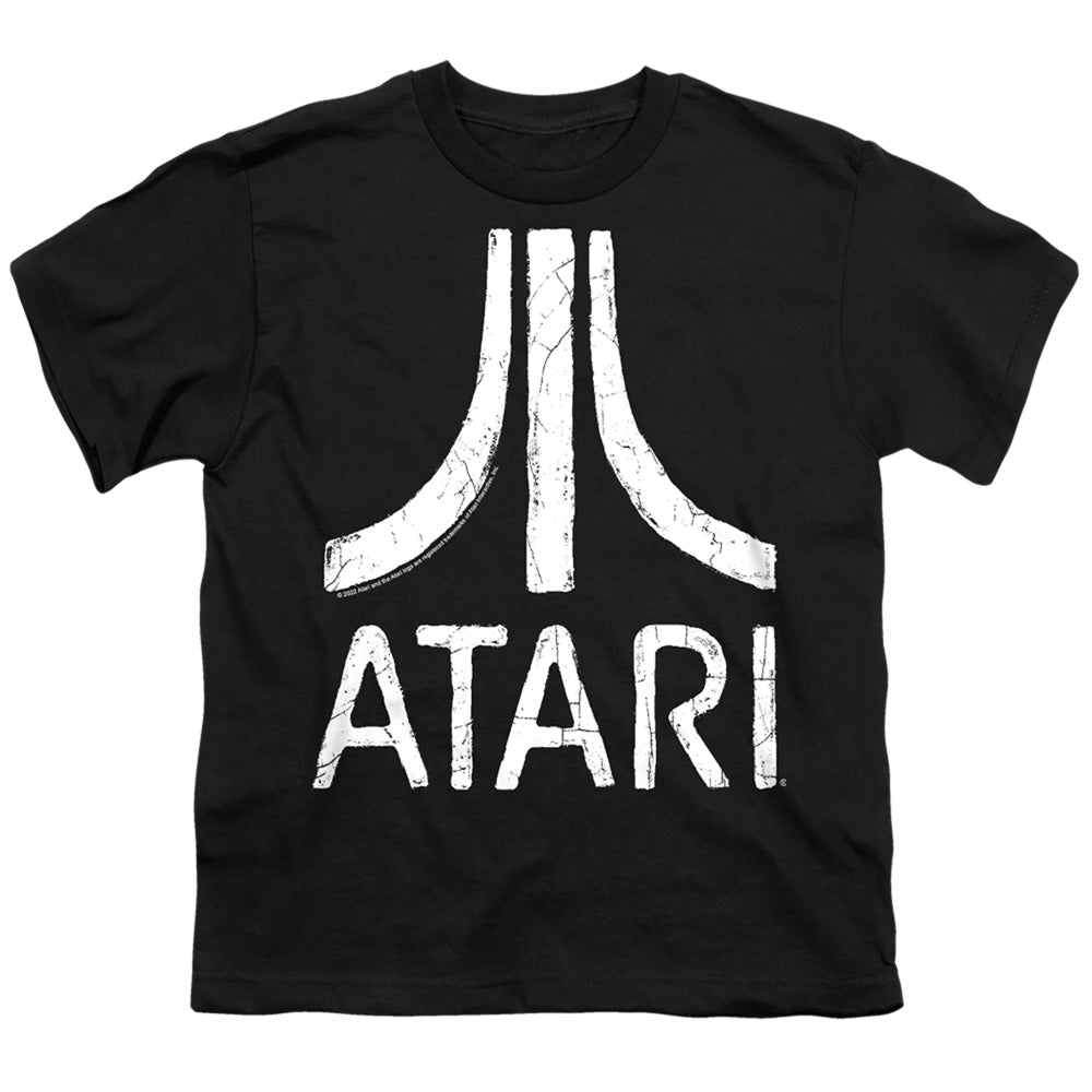 ATARI/ROUGH LOGO - S/S YOUTH 18/1 - BLACK