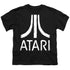 ATARI/ROUGH LOGO - S/S YOUTH 18/1 - BLACK