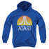 ATARI/SUNRISE ERODED - YOUTH PULLOVER HOODIE - ROYAL BLUE