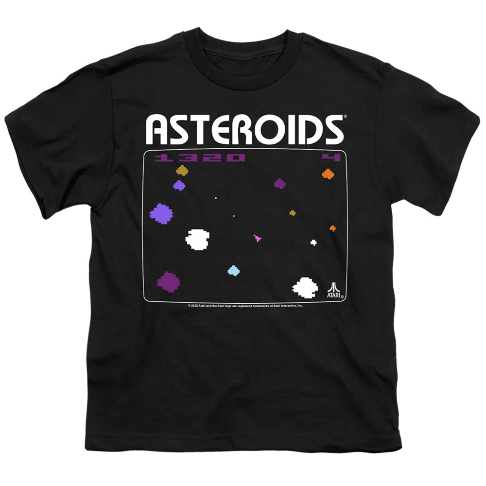 ATARI/ASTEROIDS SCREEN - S/S YOUTH 18/1 - BLACK