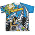 ATARI/ASTEROIDS ALL OVER (FRONT/BACK PRINT) - S/S YOUTH POLY CREW - MULTI