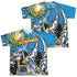 ATARI/ASTEROIDS ALL OVER (FRONT/BACK PRINT) - S/S YOUTH POLY CREW - MULTI
