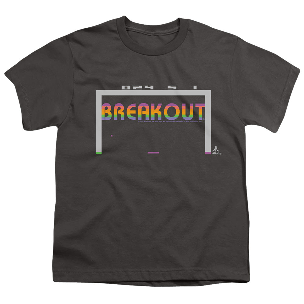 ATARI/BREAKOUT 2600 - S/S YOUTH 18/1 - CHARCOAL