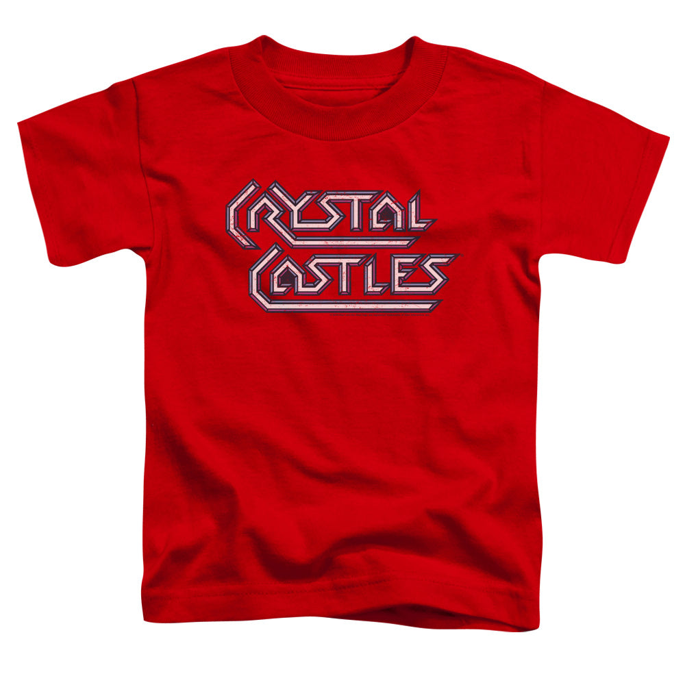 ATARI/CRYSTAL CASTLES LOGO - S/S TODDLER TEE - RED