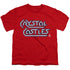 ATARI/CRYSTAL CASTLES LOGO - S/S YOUTH 18/1 - RED
