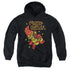 ATARI/CRYSTAL BEAR - YOUTH PULLOVER HOODIE - BLACK