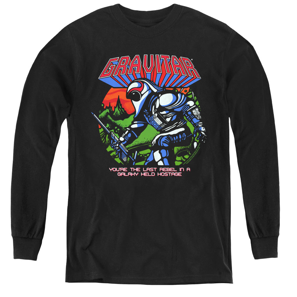 ATARI/LAST REBEL - YOUTH LONG SLEEVE TEE - BLACK