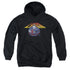 ATARI/LUNAR GLOBE - YOUTH PULLOVER HOODIE - BLACK