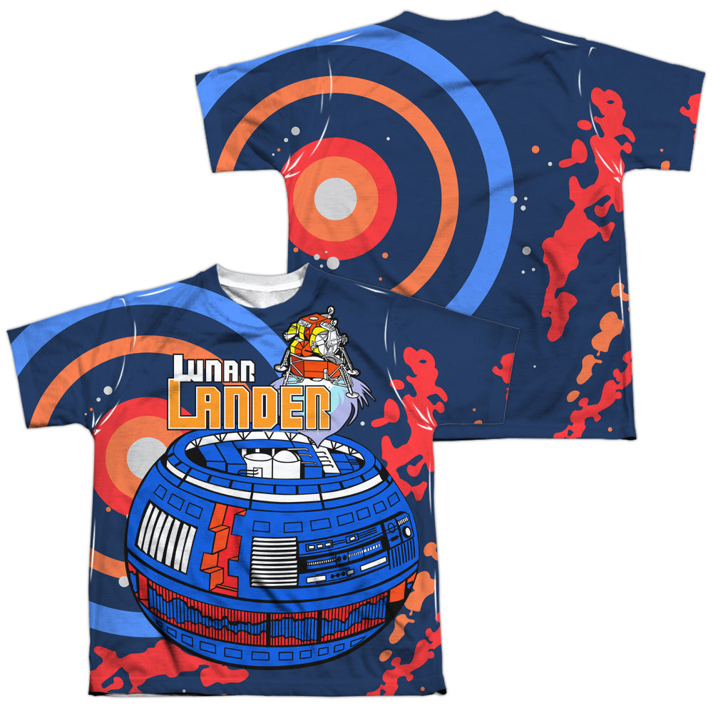 ATARI/LUNAR LANDING (FRONT/BACK PRINT) - S/S YOUTH POLY CREW - MULTI