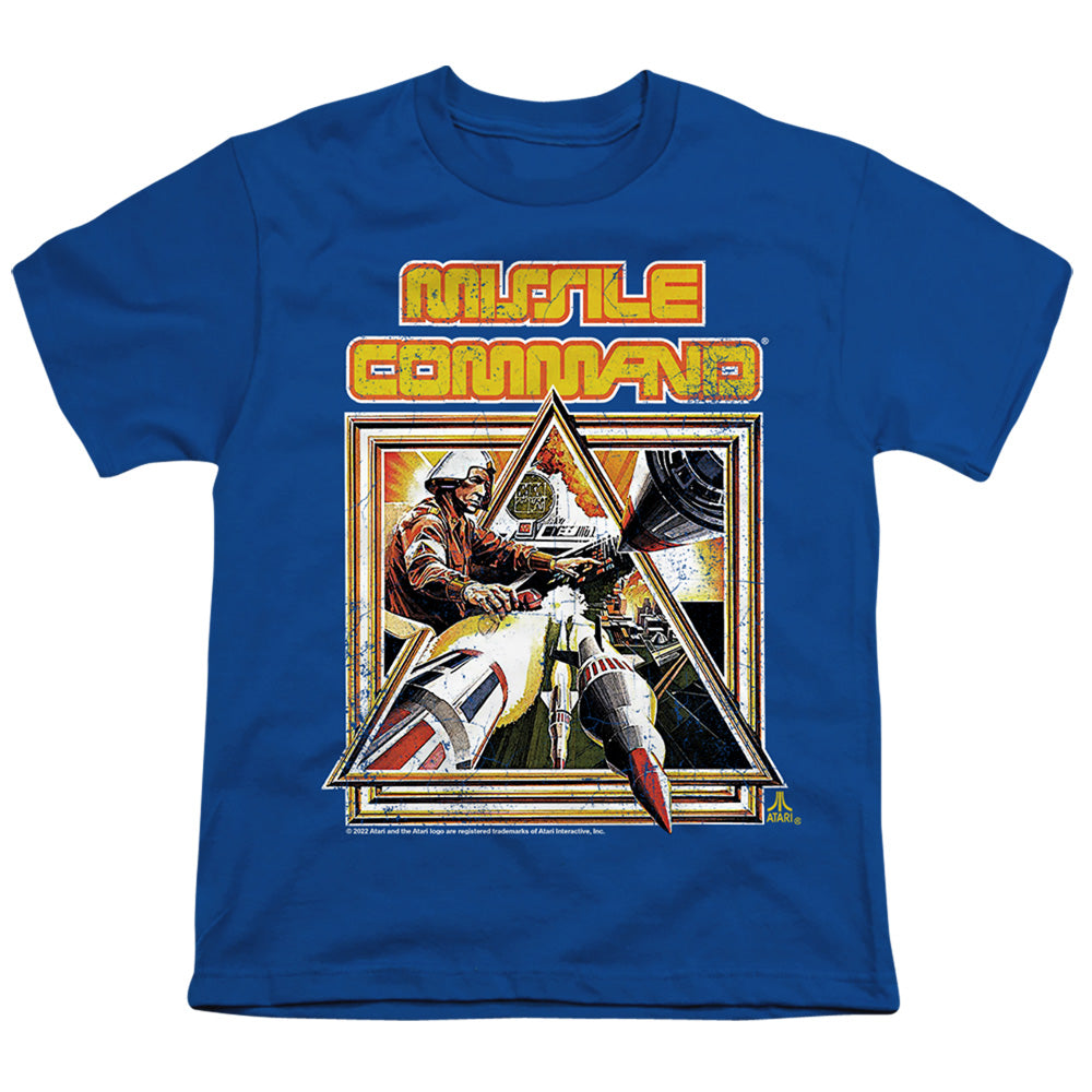 ATARI/MISSLE COMMANDER - S/S YOUTH 18/1 - ROYAL BLUE