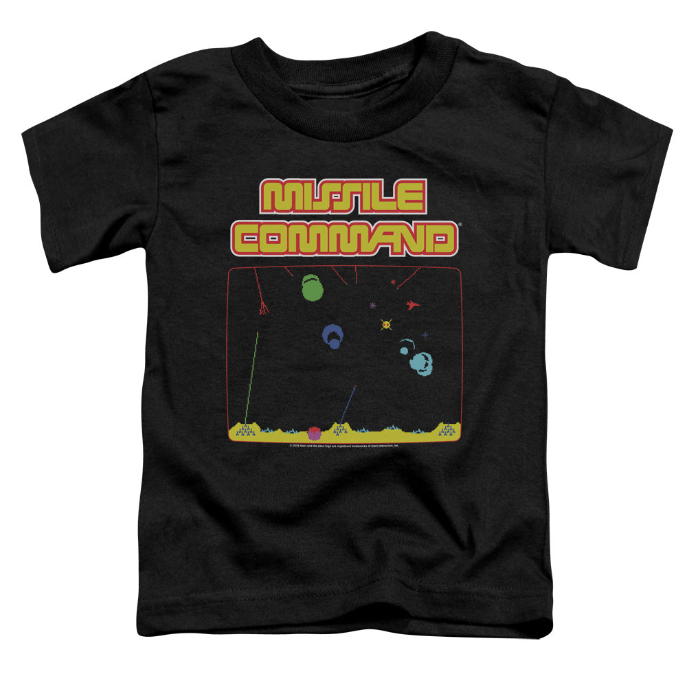 ATARI/MISSLE SCREEN - S/S TODDLER TEE - BLACK