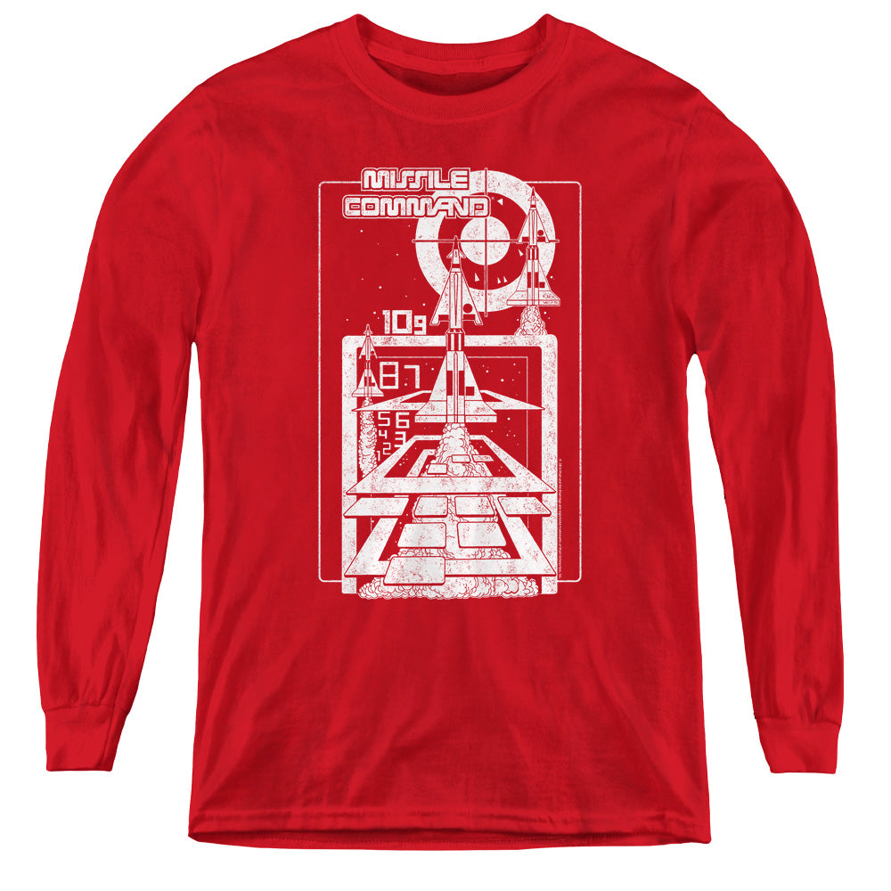 ATARI/LIFT OFF - YOUTH LONG SLEEVE TEE - RED