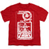 ATARI/LIFT OFF - S/S YOUTH 18/1 - RED