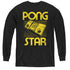 ATARI/STAR - YOUTH LONG SLEEVE TEE - BLACK