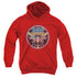 ATARI/YARS REVENGE PATCH - YOUTH PULLOVER HOODIE - RED