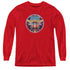 ATARI/YARS REVENGE PATCH - YOUTH LONG SLEEVE TEE - RED