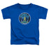 ATARI/BADGE - S/S TODDLER TEE - ROYAL BLUE