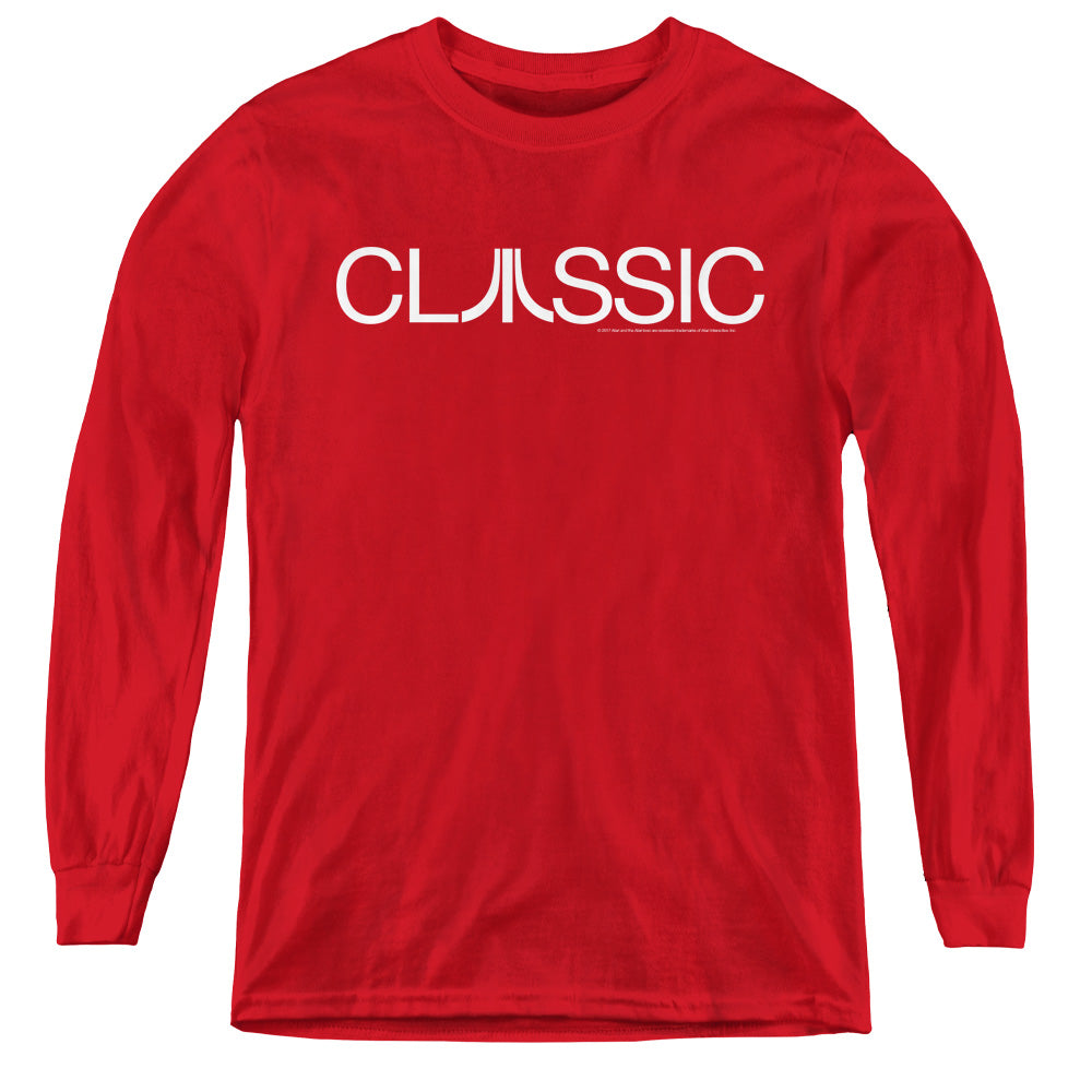 ATARI/CLASSIC - YOUTH LONG SLEEVE TEE - RED