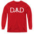 ATARI/DAD - YOUTH LONG SLEEVE TEE - RED