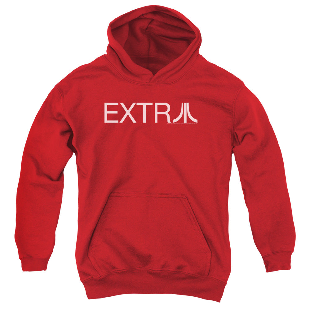 ATARI/EXTRA - YOUTH PULLOVER HOODIE - RED