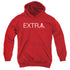 ATARI/EXTRA - YOUTH PULLOVER HOODIE - RED