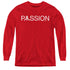 ATARI/PASSION - YOUTH LONG SLEEVE TEE - RED