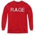 ATARI/RAGE - YOUTH LONG SLEEVE TEE - RED